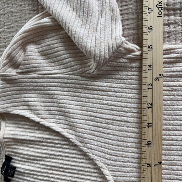 J Crew Top Womens Medium Ribbed Long Sleeve Pullover V Neck Soft Knit Top - Picture 8 of 13